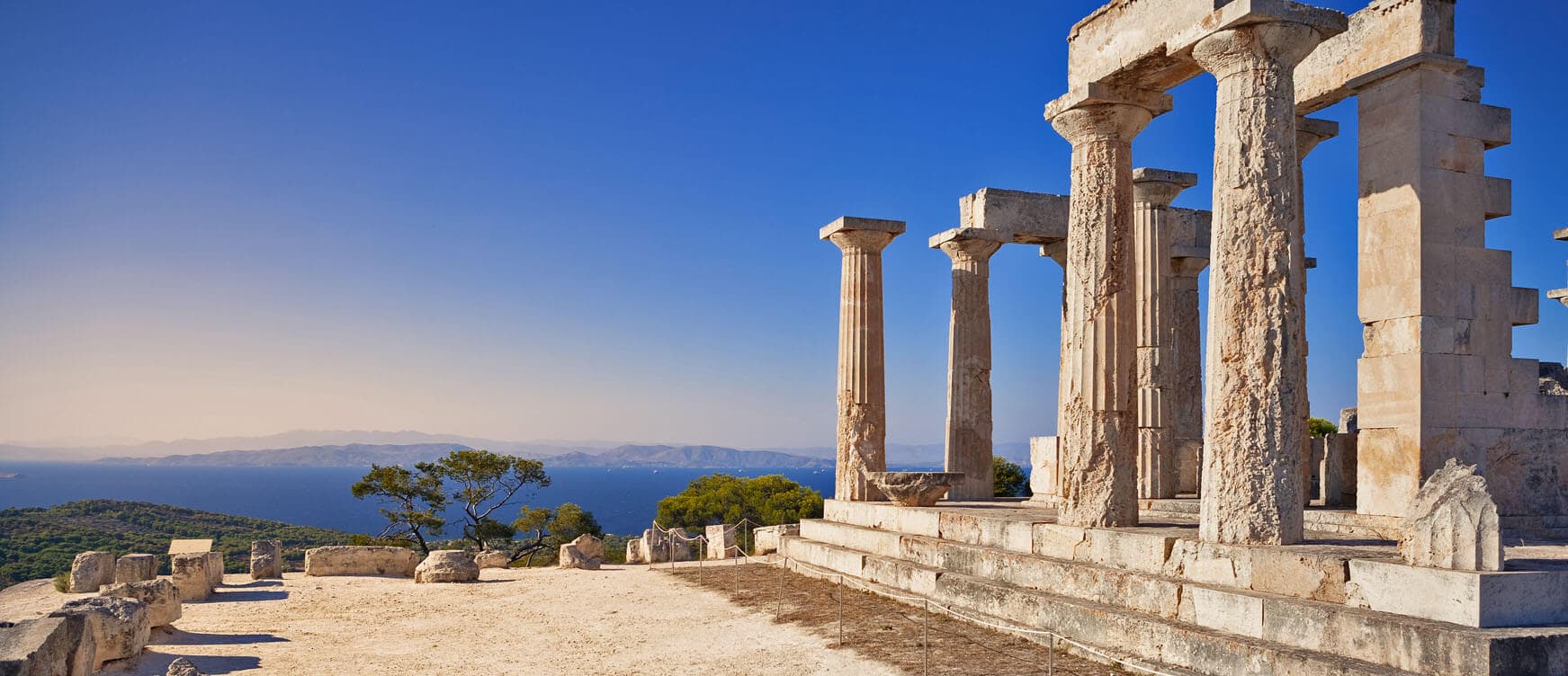 Aegina harbor view