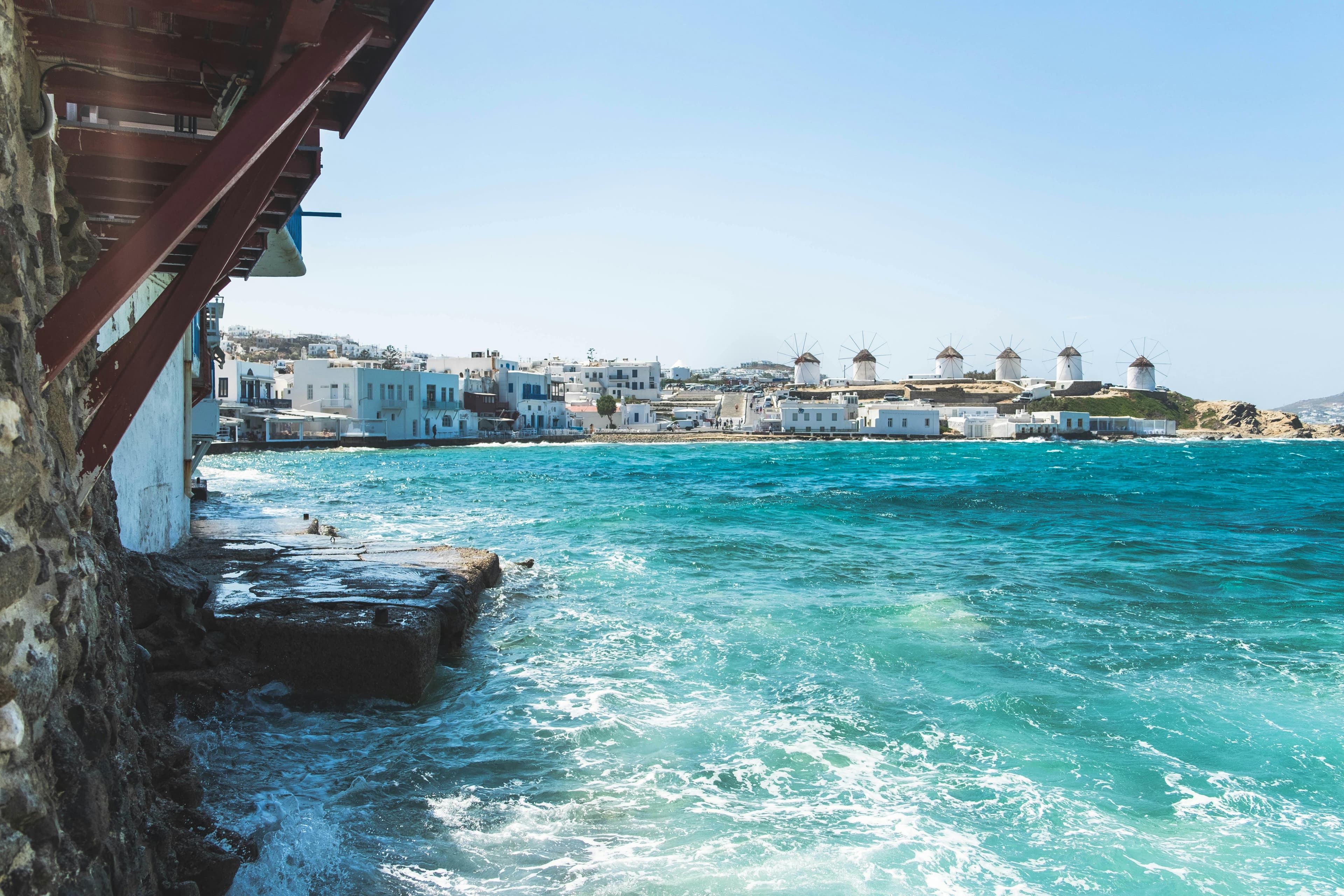 Mykonos old town houses