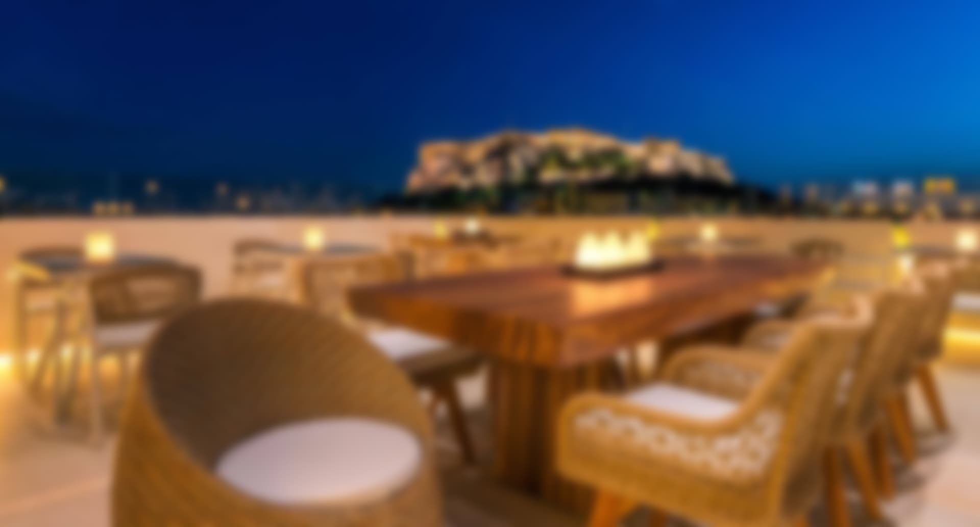 Athens skyline background for official FIMBA 2026 hotels
